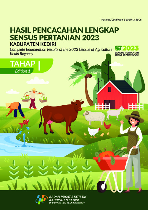Hasil Pencacahan Lengkap Sensus Pertanian 2023 - Tahap I Kabupaten Kediri