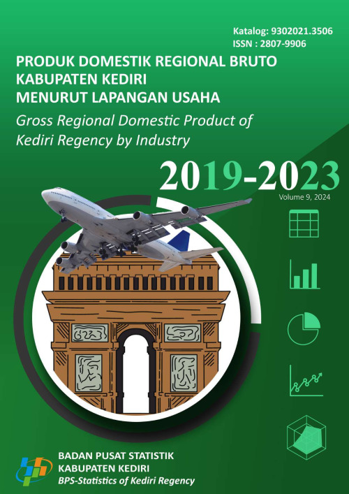 Produk Domestik Regional Bruto Kabupaten Kediri Menurut Lapangan Usaha 2019-2023
